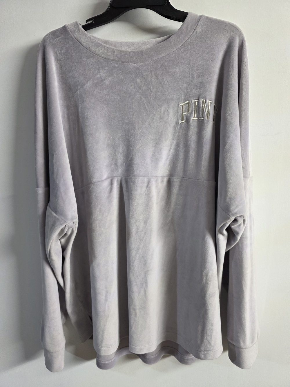 PINK Victoria's Secret Plush Pullover - Light Lavender Size XL
